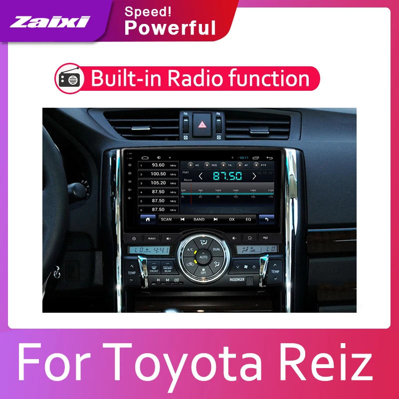 

ZaiXi 2din Car multimedia Android Autoradio Car Radio GPS player For Toyota Reiz 2009~2019 Bluetooth WiFi Mirror link Navi