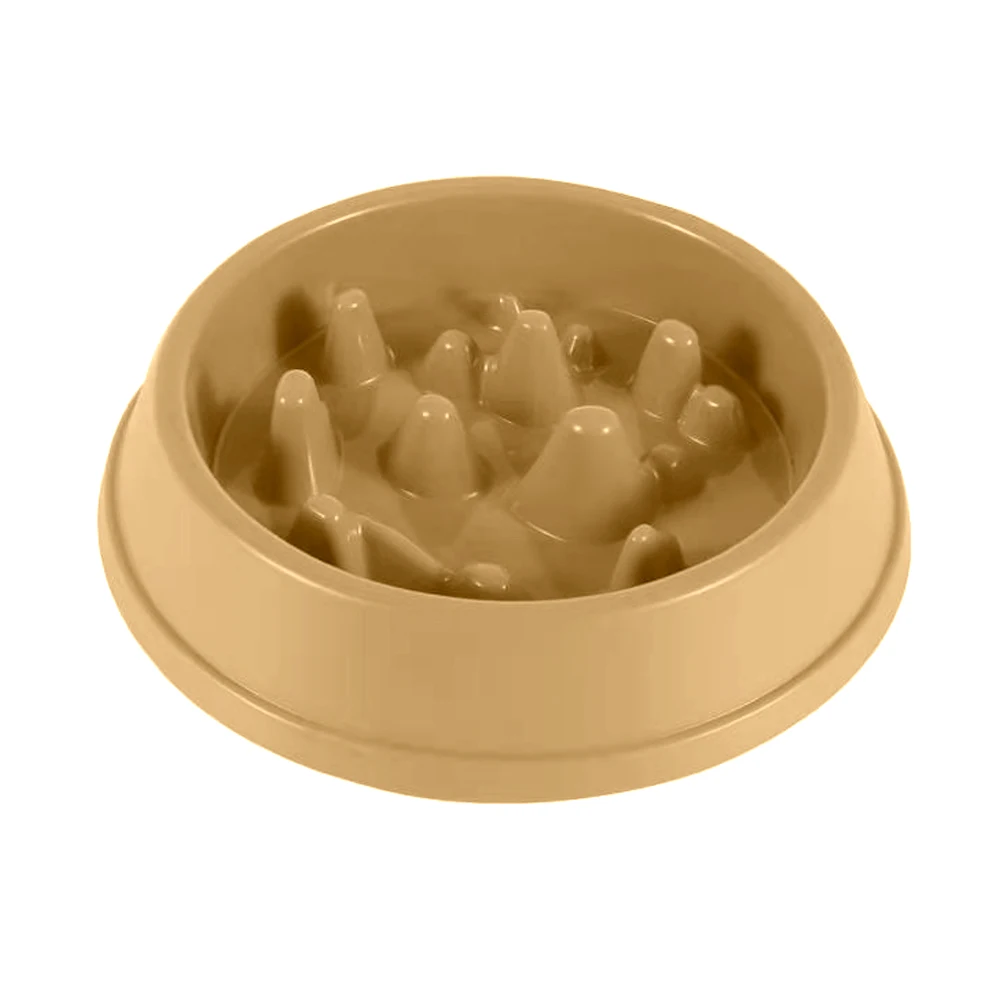 Новая портативная настольная миска для еды щенков замедления предотвращения