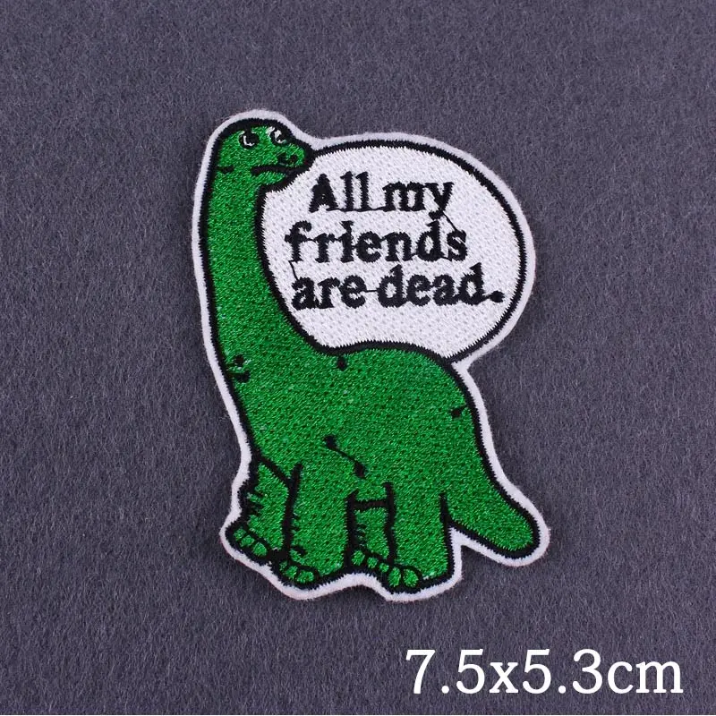 В стиле Парк Юрского периода патчи для одежды Бесплатная доставка динозавр