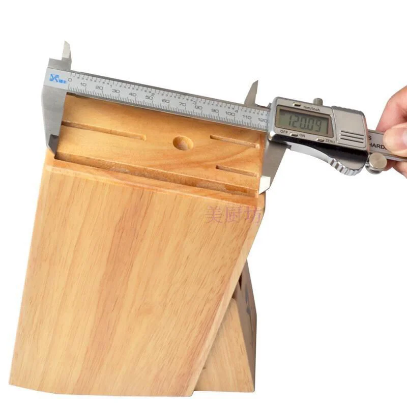 Многофункциональная стойка для ножей с отверстиями Бамбуковая креативная