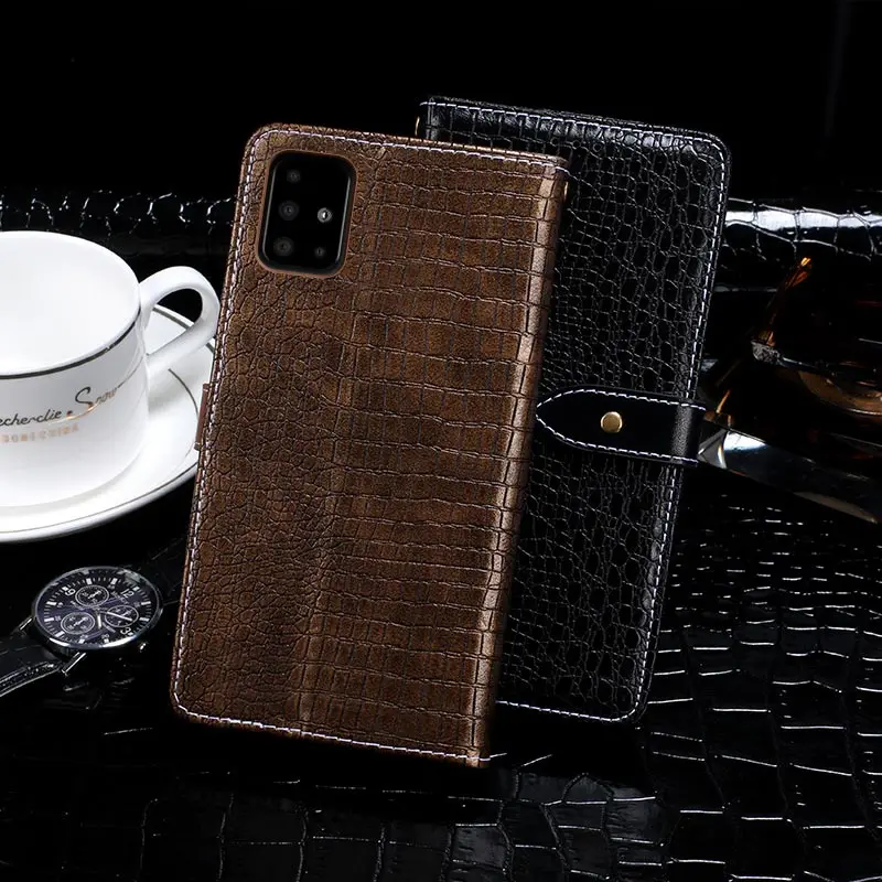 

Кожаный чехол для Samsung Galaxy A51 6,5 дюйма, чехол с крокодиловым узором, откидной чехол, кожаный кошелек A51 2019, чехол для телефона, чехлы Etui, сумки