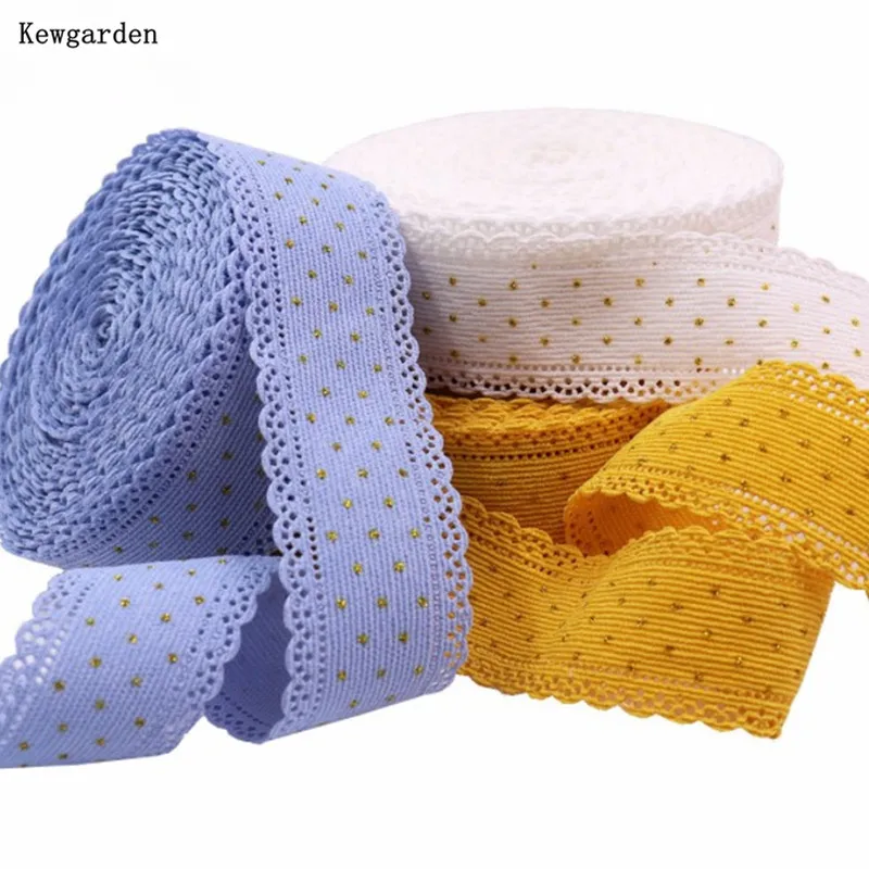 

Kewgarden DIY Сделай Сам банты для волос аксессуары золотые точки Вельветовая полосатая лента 1,5 дюйма 38 мм Материалы для шитья ручной работы 5 ярд...