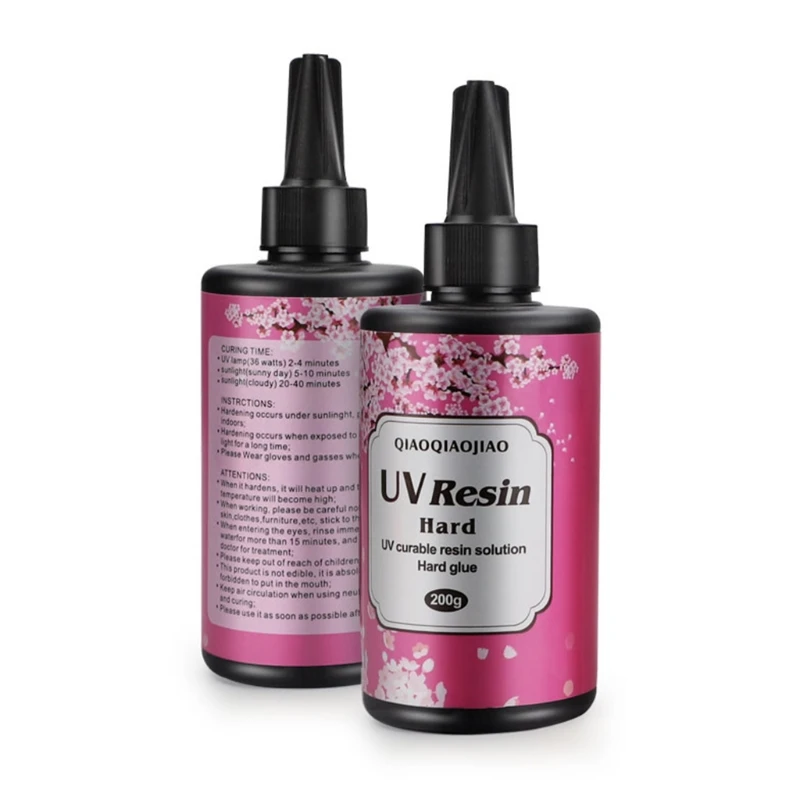 

15g 25g 60g 100g 200g UV Resin Hard Type Crystal Clear Glue Ultraviolet Curing