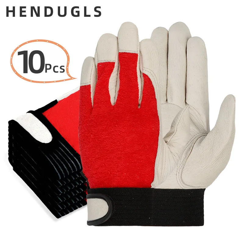 

Перчатки мужские из камуфляжной кожи, износостойкие, Нескользящие, 10 шт.