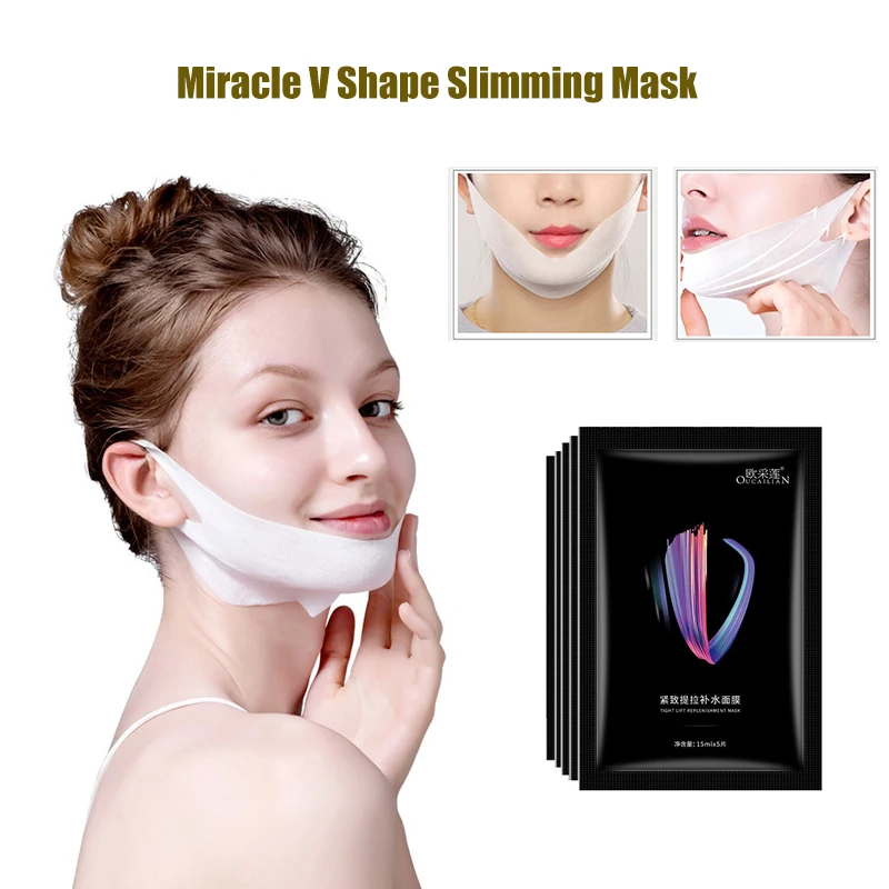 Лифтинговая маска для лица чудесная V образная похудения средство удаления
