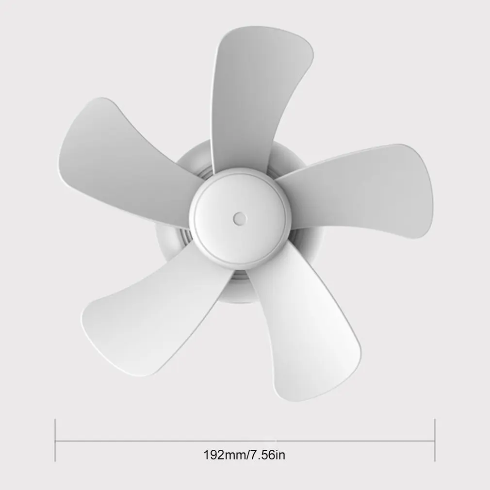 

8000ML USB Rechargeable Remote Control Timing 4 Gears Ceiling Fan for Tent Bed