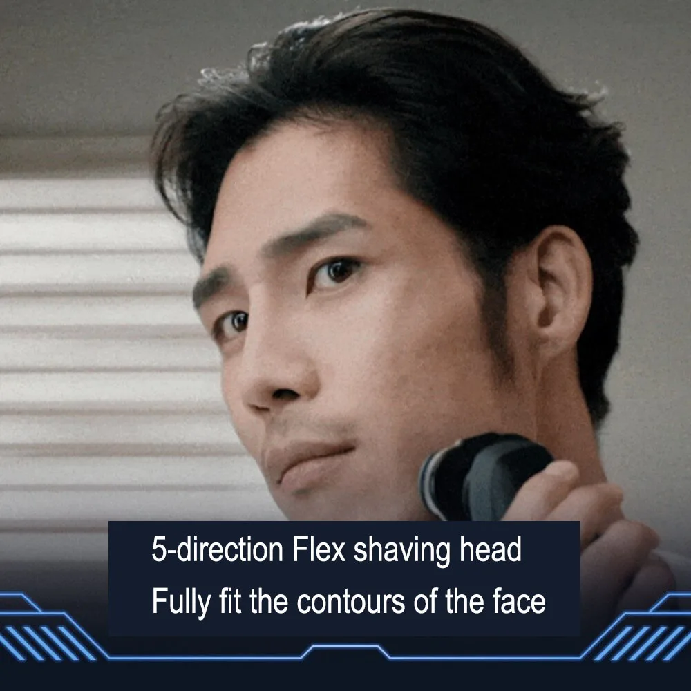 

PHILIPS Skin-friendly 6 Series S6670/02 Men's Electric Shaver Wet and Dry Intelligent Power Regulation Bead Comfort Zone