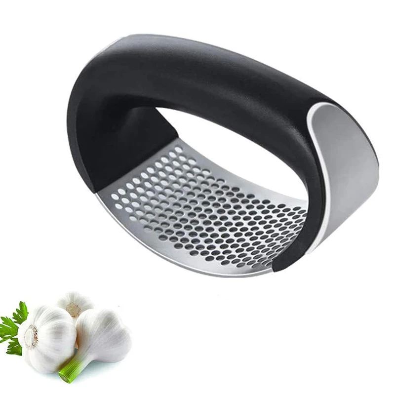 

Stainless Steel Garlic Press Manual Garlic Grinder Ginger Press Kitchen Accessories Garlic ChopperCrusherpowder kitchen tools