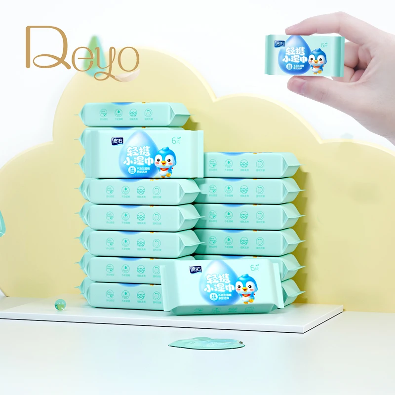 

Влажные салфетки Deyo, инструмент для ухода за кожей для новорожденных, 3-слойная Целлюлоза из натуральной древесины Toallitas Humedas, супер мини пор...