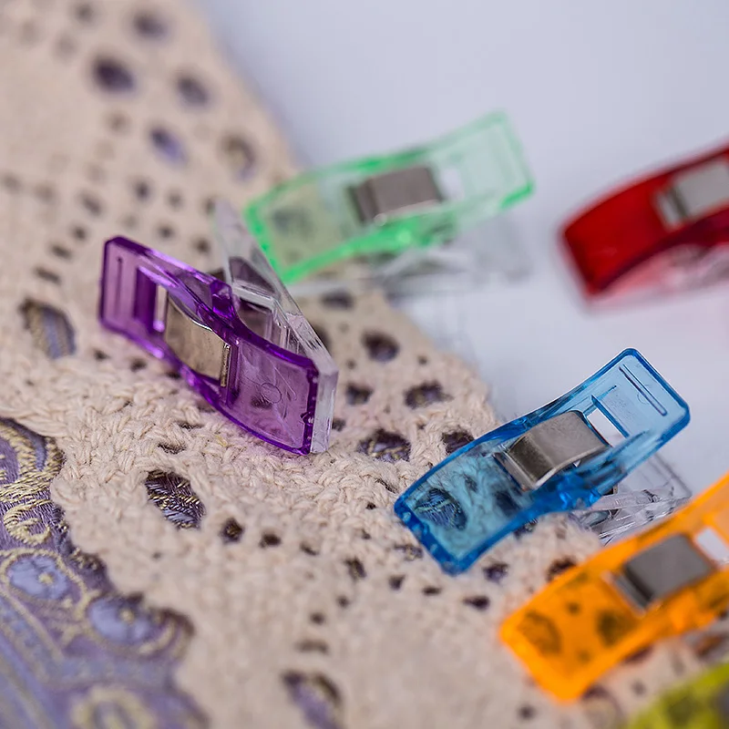 Пластиковые зажимы для шитья лоскутного 20/50/100 шт.|Зажимы одежды| |