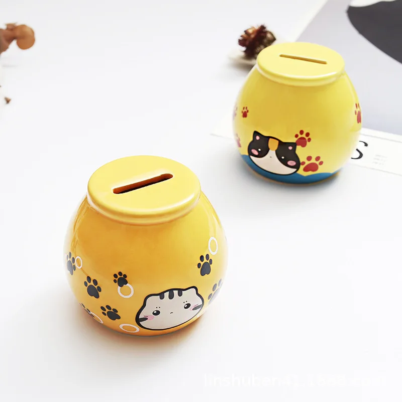 Копилка котенок игрушки мультфильм кошка копилка миниатюрная Детская сумка для