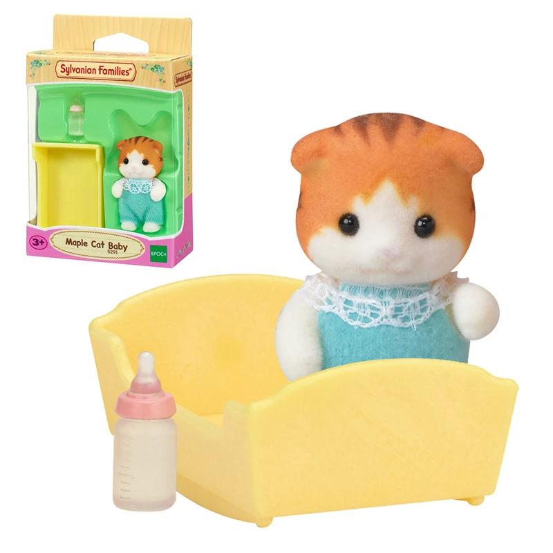 S01 игрушка Кленовый Кот для кукольного домика с бутылкой фигурки животных