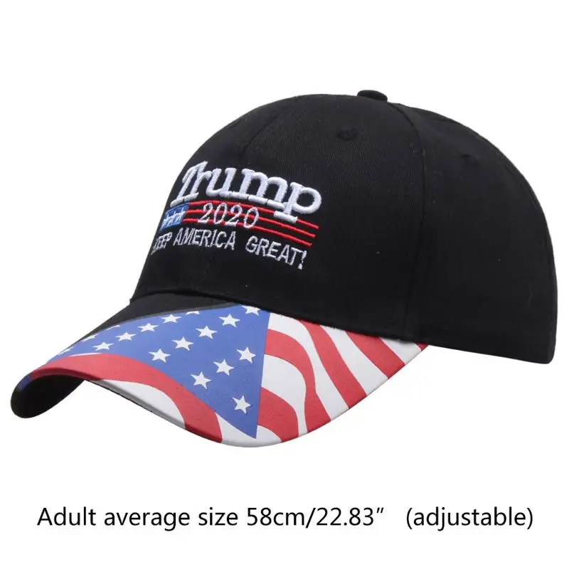 

Unisex 2020 President Election Baseball Cap Keep America Great Embroidered Triangle USA Flag Adjustable Snapback Hat