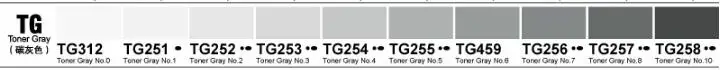 EF102-10colors-TG FINECOLOUR художественные маркеры двуглавый EF100/EF101/EF102 240/160/480 цвета художника эскиз спиртовой основе маркеры для анимационной манги - Цвет: EF102-10colors-TG
