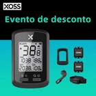 GPS-компьютер для велосипеда XOSS G Plus, устройство для измерения яркости велосипеда, одометр, Bluetooth, монитор частоты вращения педалей, пульсометр для порта gps Magene Bryton I