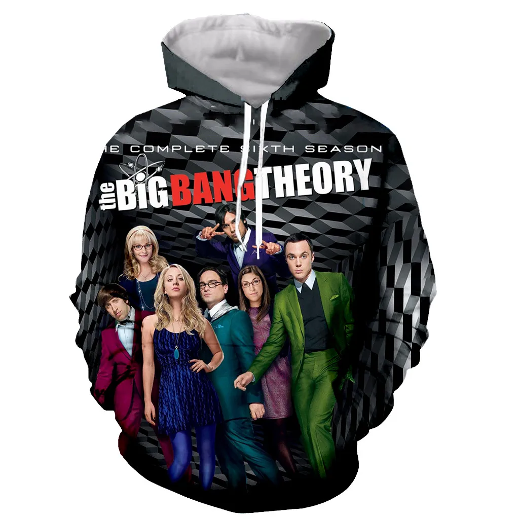 

The Big Bang Theory 3d Printed Hoodie Men/women Funny New Fashion Pop Hip-hop Long Sleeves Sweatshirt Oversize Top