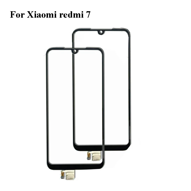 

2PCS For xiaomi redmi 7 TouchScreen Digitizer For Redmi 7 Touch Screen Glass panel with Flex Cable For xiao mi Redmi7 hongmi 7