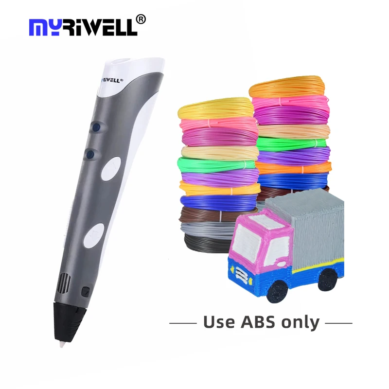 

Myriwell 3D Pen Original DIY 3D Printing Pen 1.75mm ABS Filament Creative Toy Birthday Gift For Kids Design Drawing RP-100A
