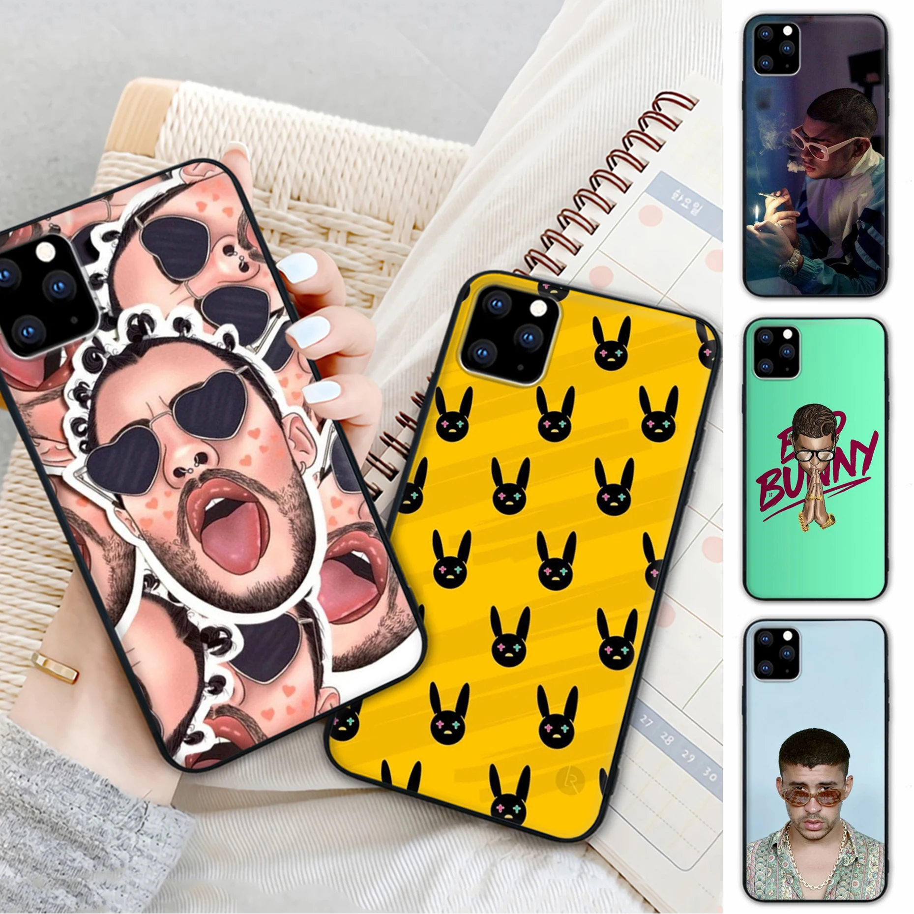 

Brand Bad Bunny Mobile Telephone Case For Huawei Honor 20 10 9 Lite 7A 9X 8x 8 S 20s 30 PRO PLAY Cover