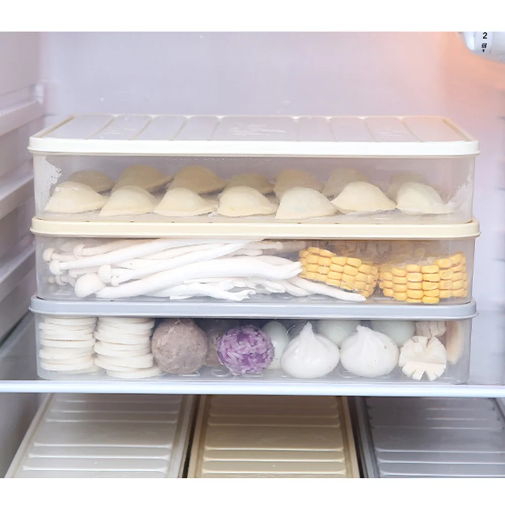 

Kitchen Refrigerator Food Storage Box Home Rectangle Plastic Food Container Waterproof Durable And Practical To Use
