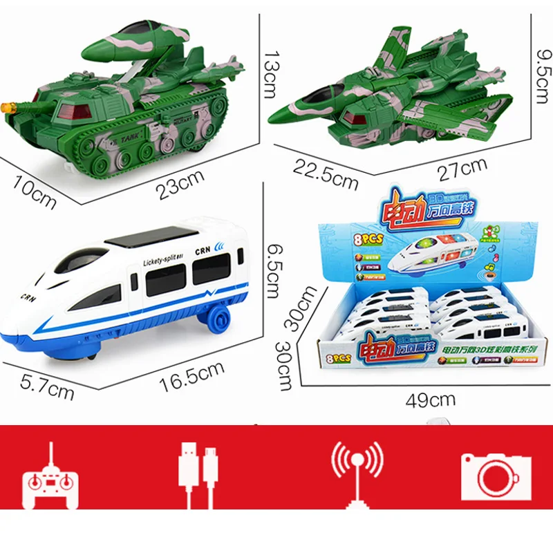 Новые RC игрушечные поезда рельсы пульт дистанционного управления модель набор