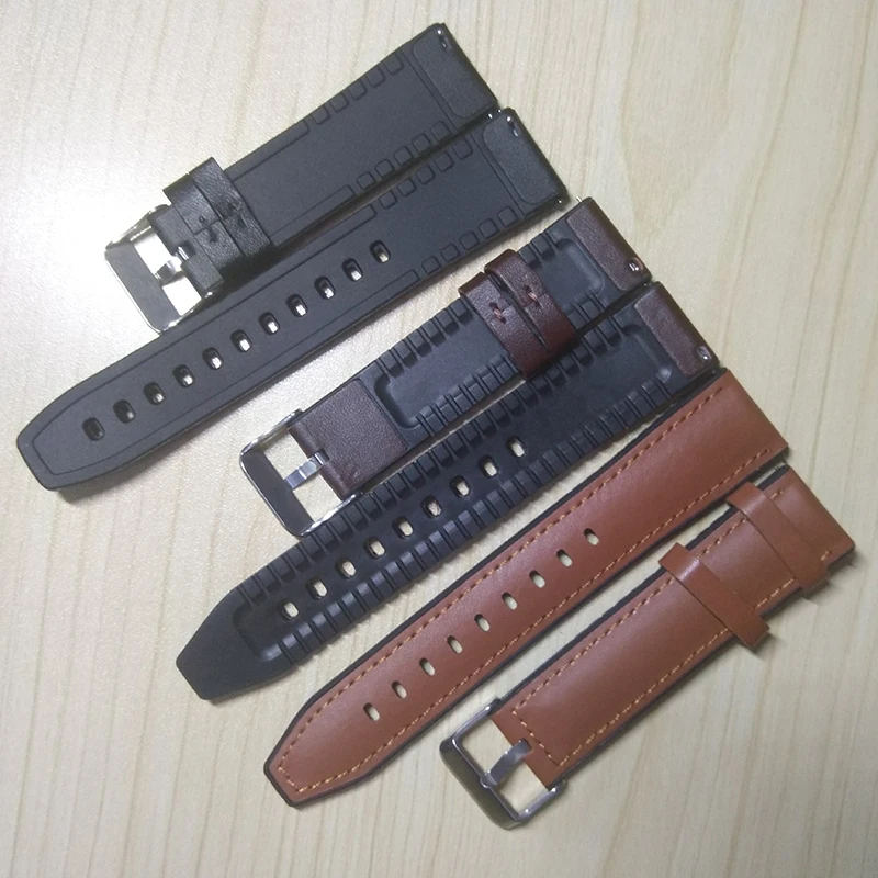 

Leather Silicone Wrist Band Strap Watch Straps For Huawei Watch GT / 2Pro / GT2 GT 2 46mm / GT 2E Watch Accessories