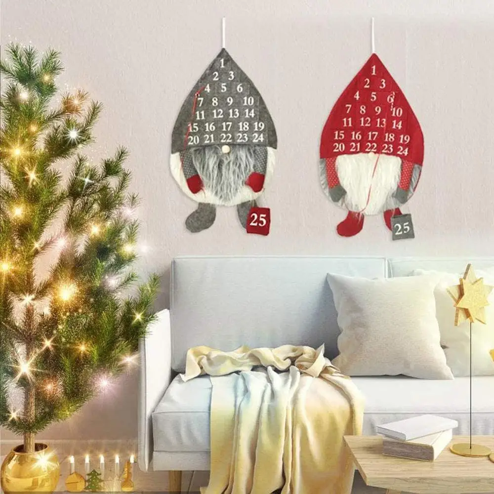 Рождественский календарь для детей настенный Санта Клауса Рождественского