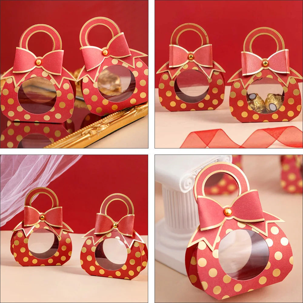 

50pcs Beautiful Small Packaging Boxes Candy Boxes Wedding Candy Paper Boxes