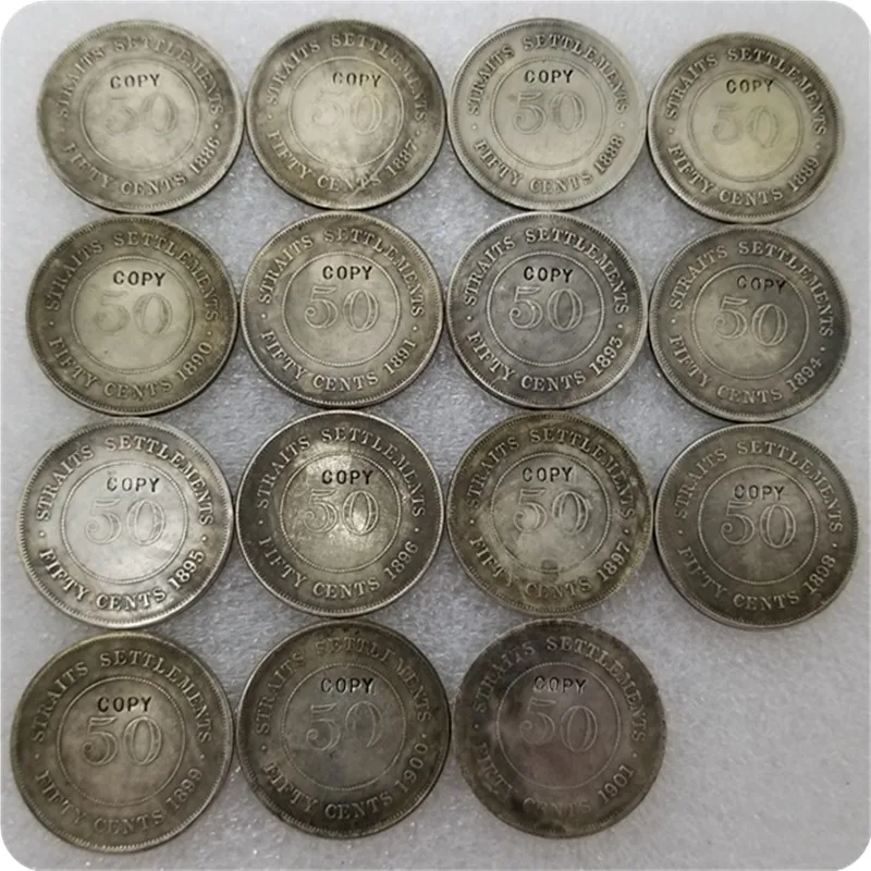 1886-1901 проливов королевы Виктории 50 процентов копии монет | Дом и сад
