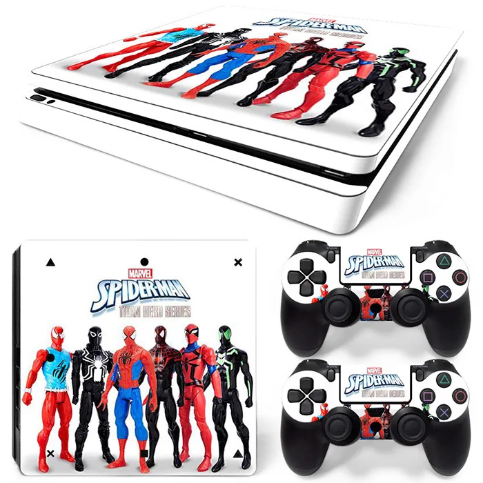 

Marvel Spider-Man Sticker for PS4 Slim Game Console Full Body Sticker Skin Protective Sticker The Avengers Ps 4 Machine Sticker
