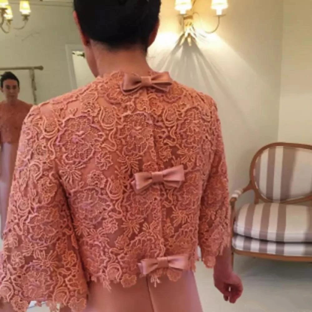 Вечерние свадебные платья для гостей платье матери невесты с кружевным болеро