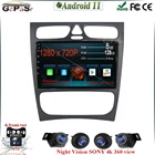 Android 11 для MercedesBenzW209W203MLW163VianoW639 Авторадио сенсорный экран Радио Мультимедийный видеоплеер навигация GPS
