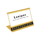 Держатель для ювелирных изделий, настольная подставка со знаком, ярлыком, именем, карточкой, дисплеем, ценой, количеством кубиков, подставка