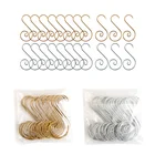 50 шт. Рождественская кукла на дерево, висящий крючок, украшения, Рождественский Декор, s-образный Рождественский крючок, сделай сам, 2020, Рождественское украшение Navidad