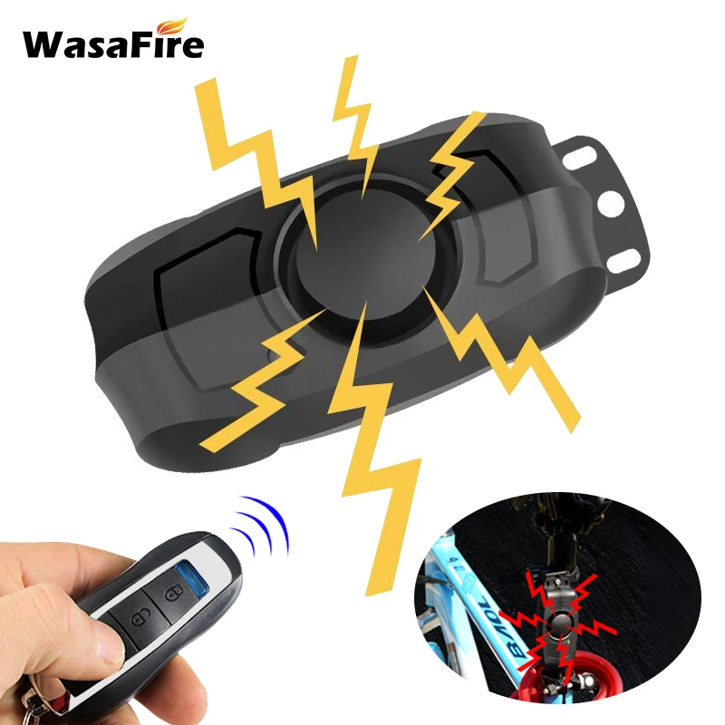 

Anti-Theft Bicycle Alarm Wireless Remote Control Vibration Warning Alarm Sensor 110dB MTB Bike Motorcycle Anti Lost Remind