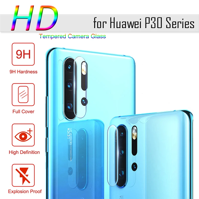 Защитное стекло на заднюю панель телефона Huawei P30 Pro P Smart 2019 жесткая пленка Len для