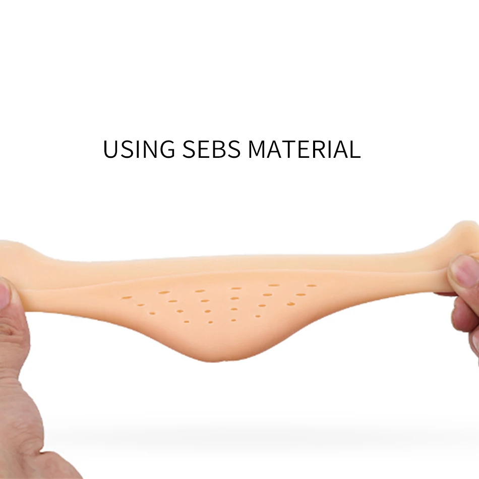 

GTS013 Half Yard Pad Forefoot Pad Silicone Super Soft Padded Anti-slip Non-Slip Foot Small Foot