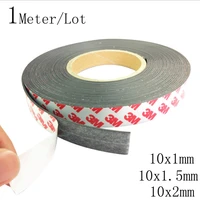 1meterlot 101 101 5 102mm self adhesive flexible soft magnetic strip rubber magnet tape strong flexible magnet strip