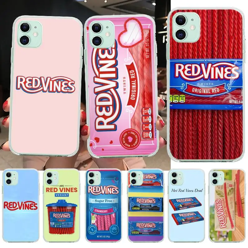 King's Sugar Red Vines чехол для телефона iPhone 11 pro XS MAX 8 7 6 6S Plus X 5S SE 2020 XR|Бамперы| |