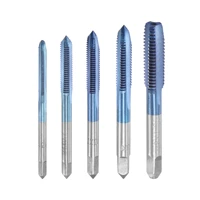 uxcell m3 m4 m5 m6 m8 hand threading tap set high speed steel straight flutes metric thread screw taps bluing 5pcs