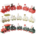 Рождественский поезд с изображением дерева с Санта-медведем рождественские детские игрушки подарок орнамент Navidad 2020 рождественские украшения для детей новогодние подарки