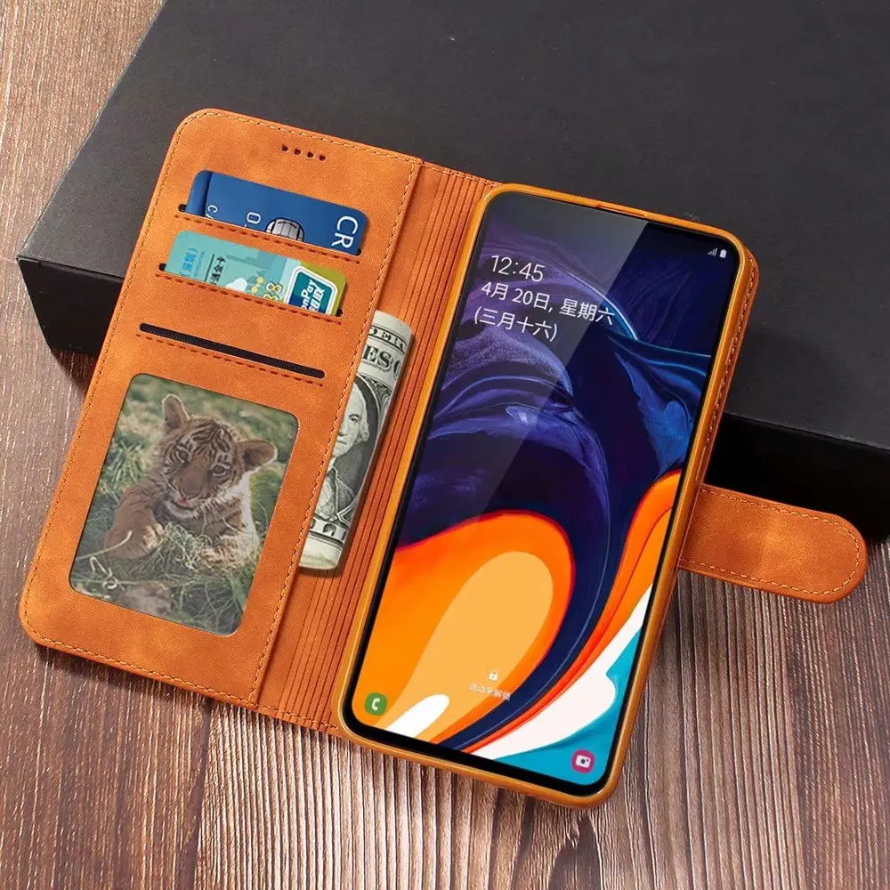 Роскошный кожаный чехол для samsung Galaxy S10 S8 S9 плюс A70s A50s A20s Чехол-книжка с бумажником для Note10 A7 A8 A50 A70 чехол