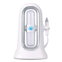 white clean beauty instrument hydrogen and oxygen small bubbles water device on body and face