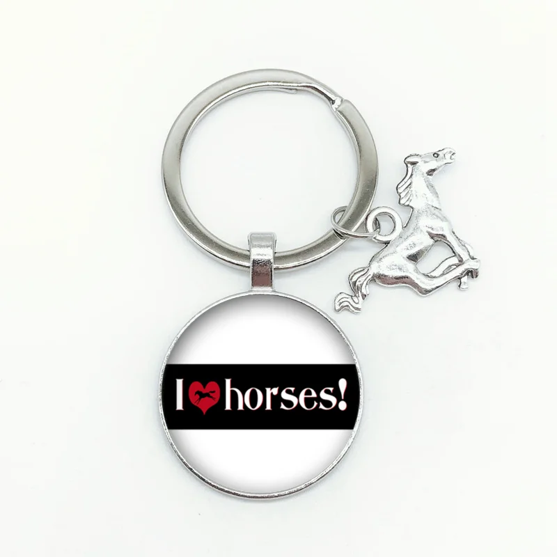 Брелок с надписью I love horse Ride модный Индивидуальный подвеской в виде лошади