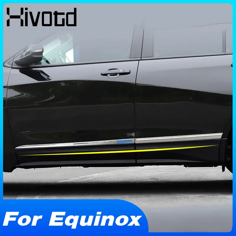 Hivotd Отделка боковой двери кузова Декоративная полоса внешние аксессуары