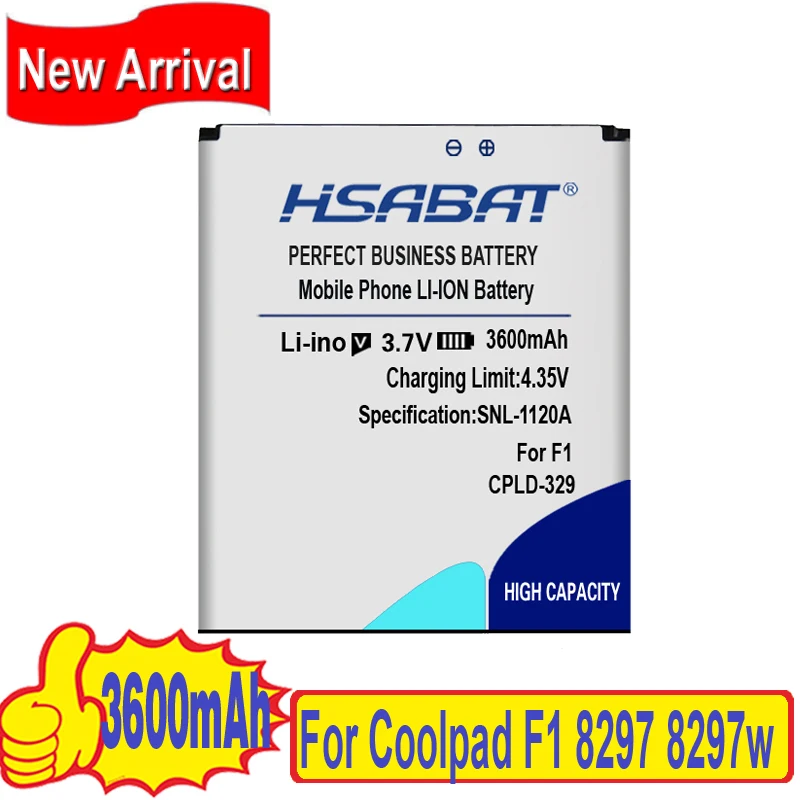HSABAT 3600 мАч cpld 329 батарея для телефона батареи Coolpad F1 8297 Вт|phone battery|battery forbattery for phone |