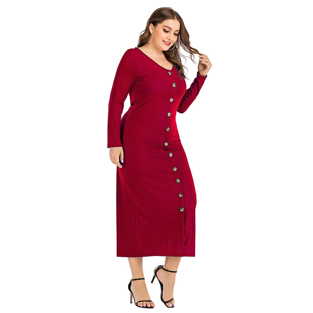 Трикотажное мусульманское платье абайя Дубай Турция мусульманская модная