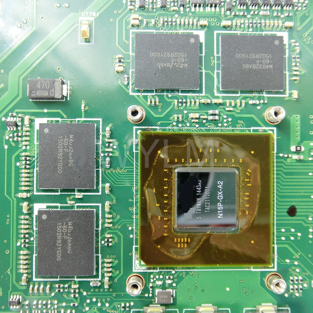 G751JM i7 4710HQ процессор GTX860M 2 Гб N15P GX A1 REV материнская плата для ASUS G751J DDR3 100%