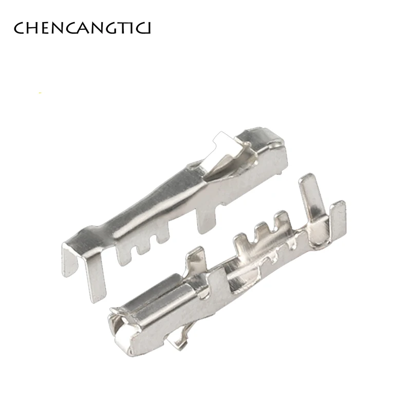 

50 Pcs Auto Cable Terminal Brass 1.5 MM Pins For Waterproof Delphi Wire Connector 12065287 12078090 0441004 DJ624-T1.5A 12110192