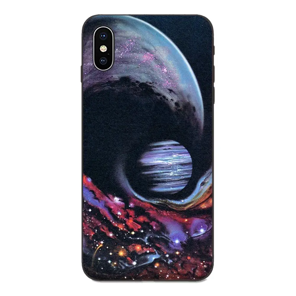 TPU узор маленькая принцесса Роза Планеты для Galaxy A8 A9 Star Note 4 8 9 10 S3 S4 S5 S6 S7 S8 S9 S10 Edge Lite